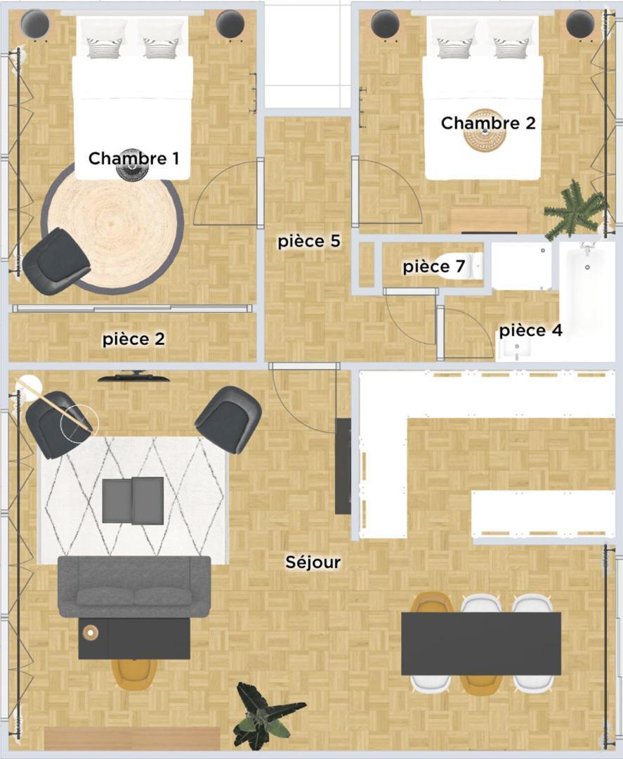 Functional 2 Bedroom Apartment Λιλ Εξωτερικό φωτογραφία